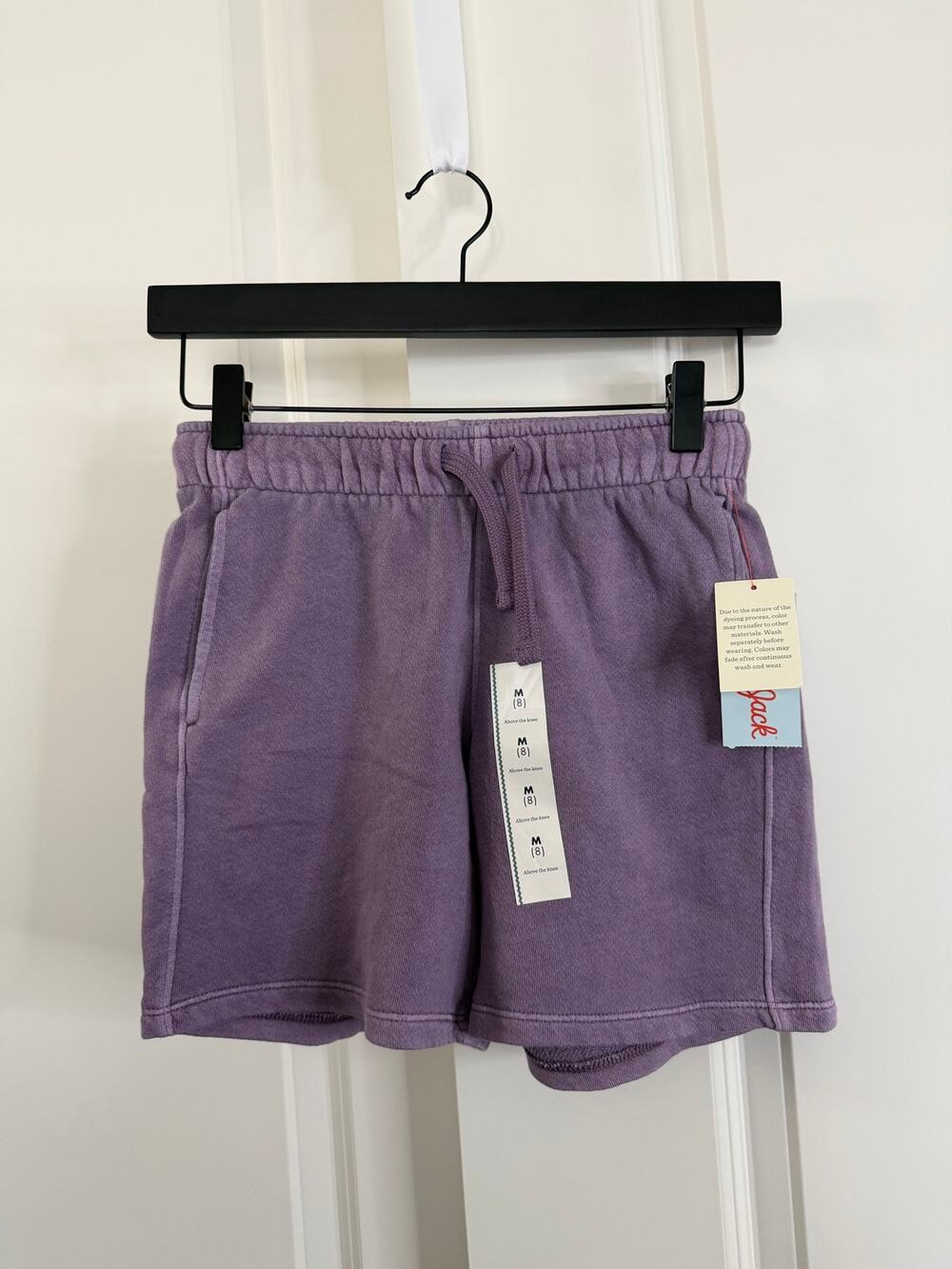 Cat & Jack purple dye sweat shorts